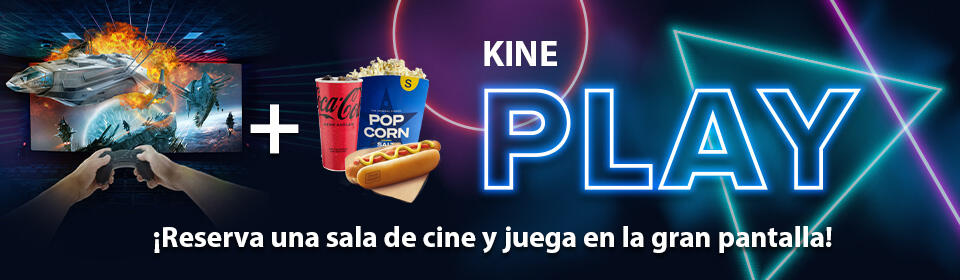 Reserva una sala de cine y juega en la gran pantalla Reserva una sala de cine y juega en la gran pantalla