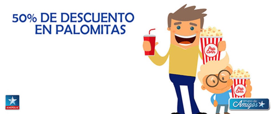 Descuento Palomitas en Kinépolis Descuento Palomitas en Kinépolis